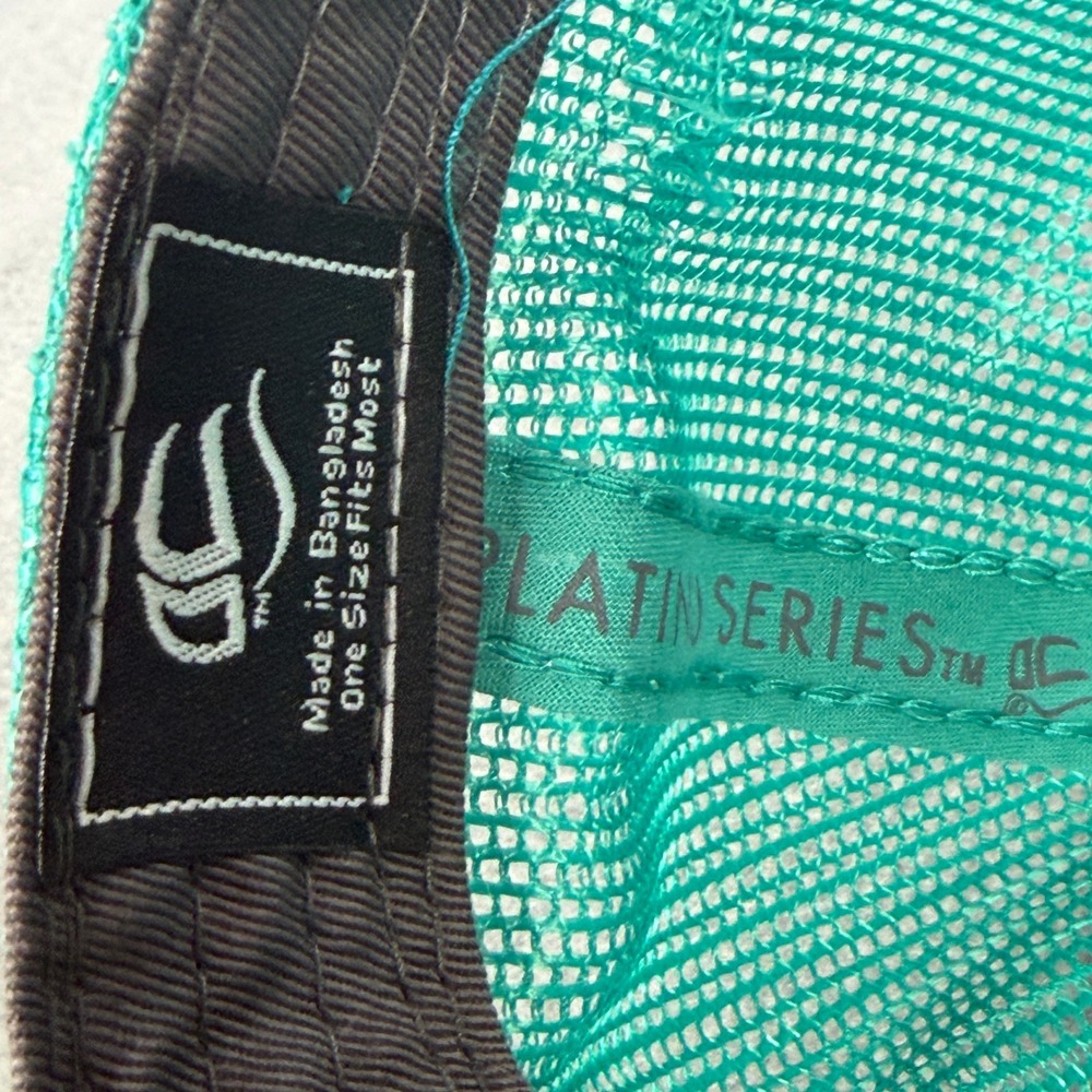 Alan Jackson Signed Gone Country Trucker Hat Grey Teal Outdoor Cap Tour Hat - Picture 9 of 9